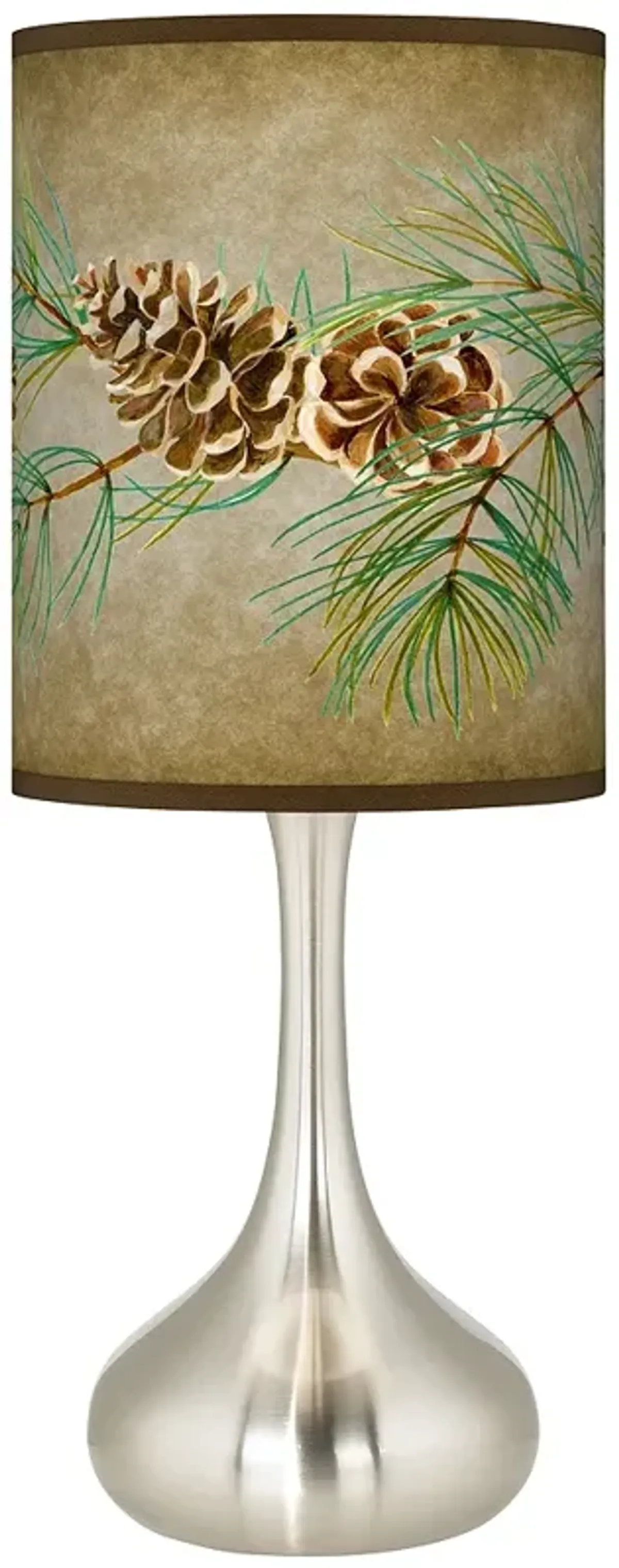 Cone Branch Giclee Droplet Table Lamp