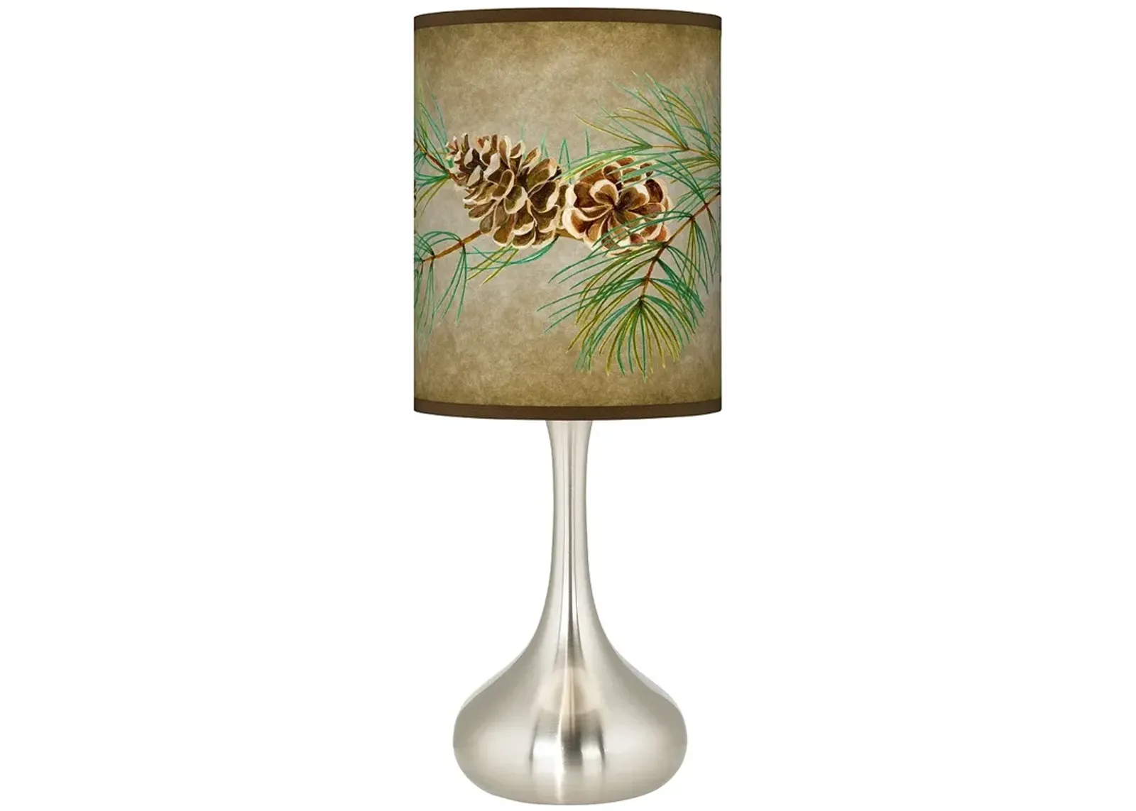 Cone Branch Giclee Droplet Table Lamp