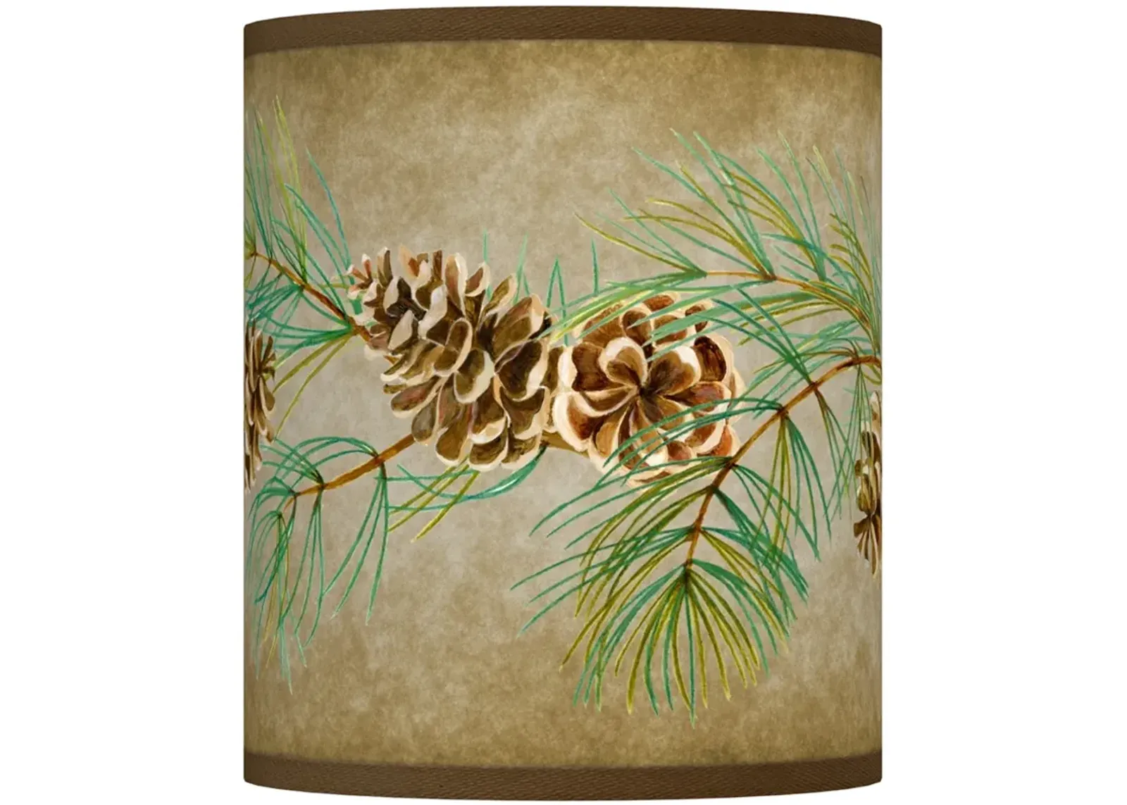 Cone Branch Giclee Glow Rustic Lamp Shade 10x10x12 (Spider)