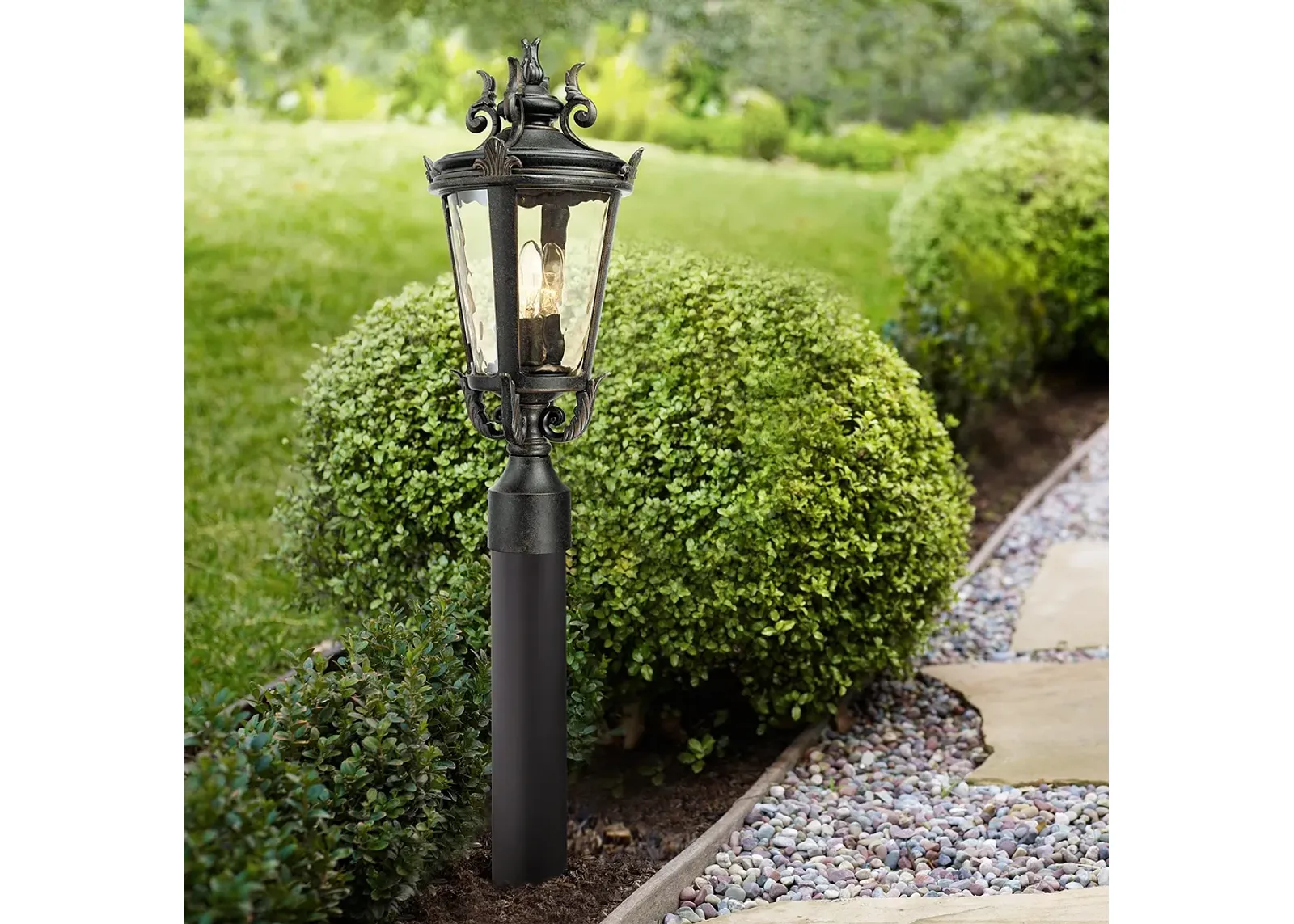 Casa Marseille 32 1/2" High Path Light with Low Voltage Bulb