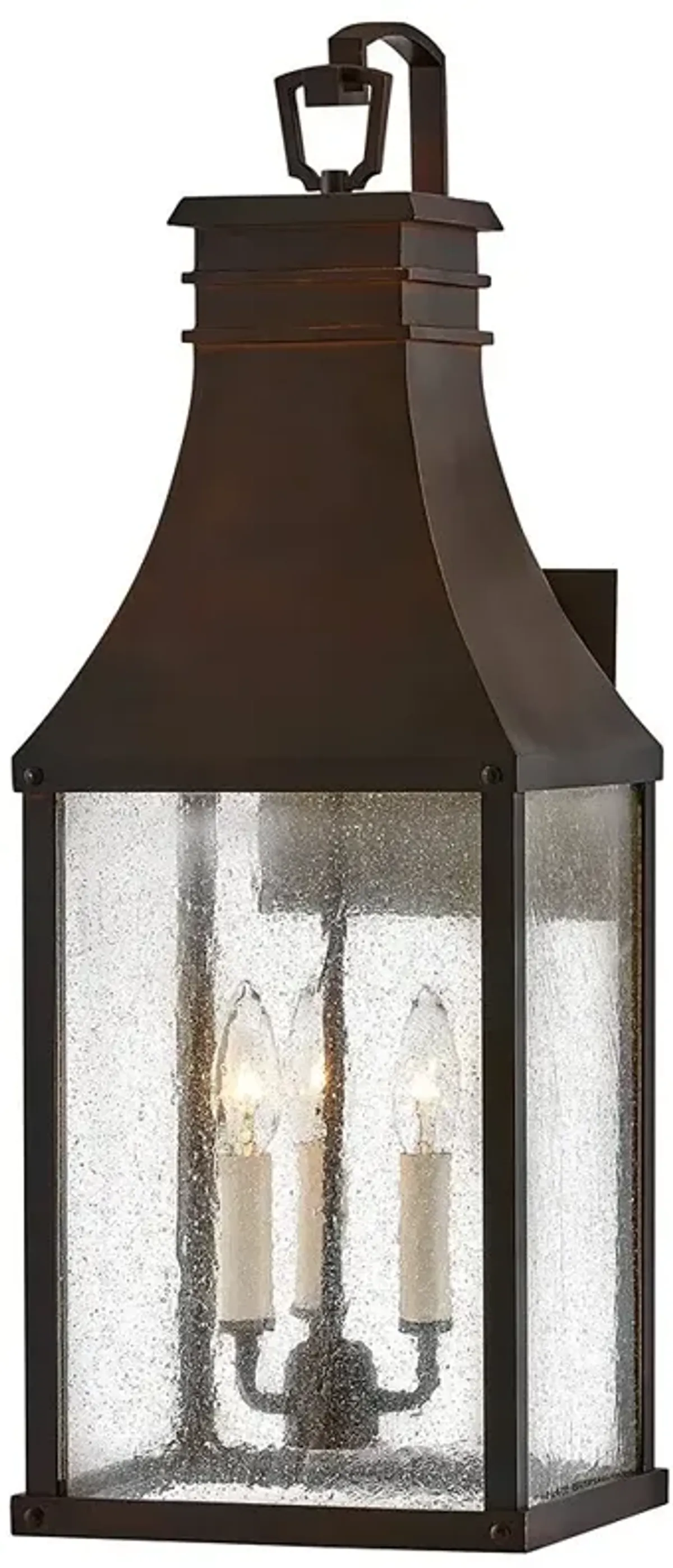 Beacon Hill 26 1/4" High Blackened Copper Outdoor Wall Light