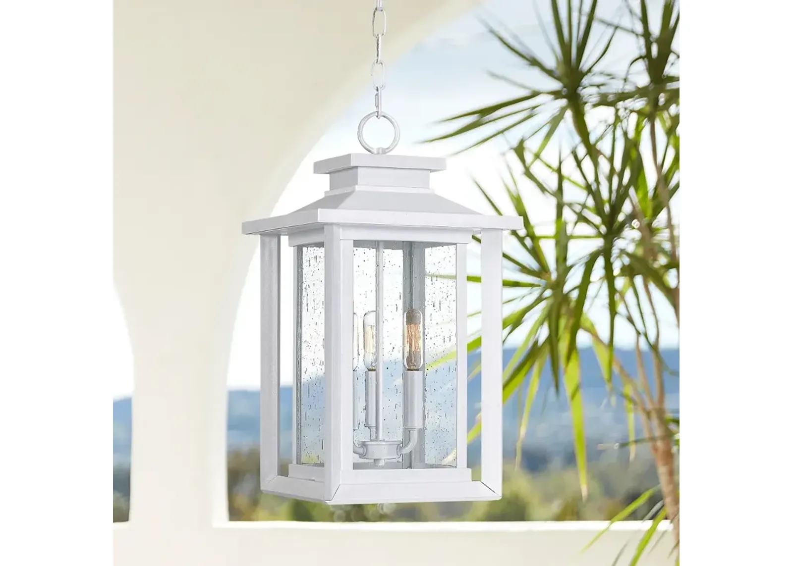 Wakefield White  Otdr Hanging Lantern