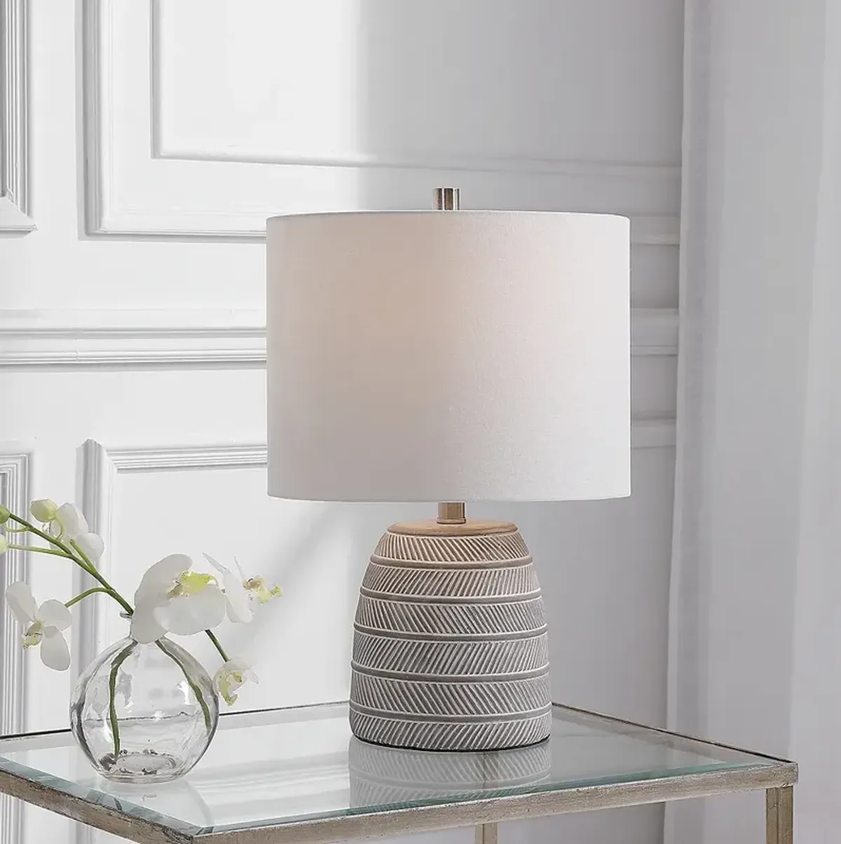 Noble Park Canyon Concrete Accent Table Lamp