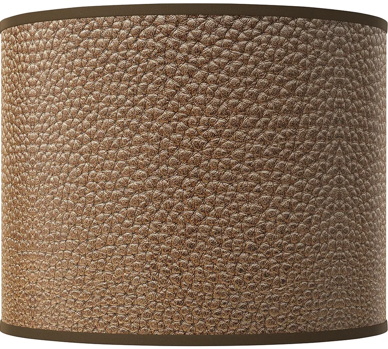 Simulated Leatherette Giclee Drum Lamp Shade 14x14x11 (Spider)