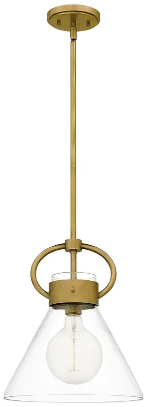 Webster 1-Lt  Brass Mini Pendant