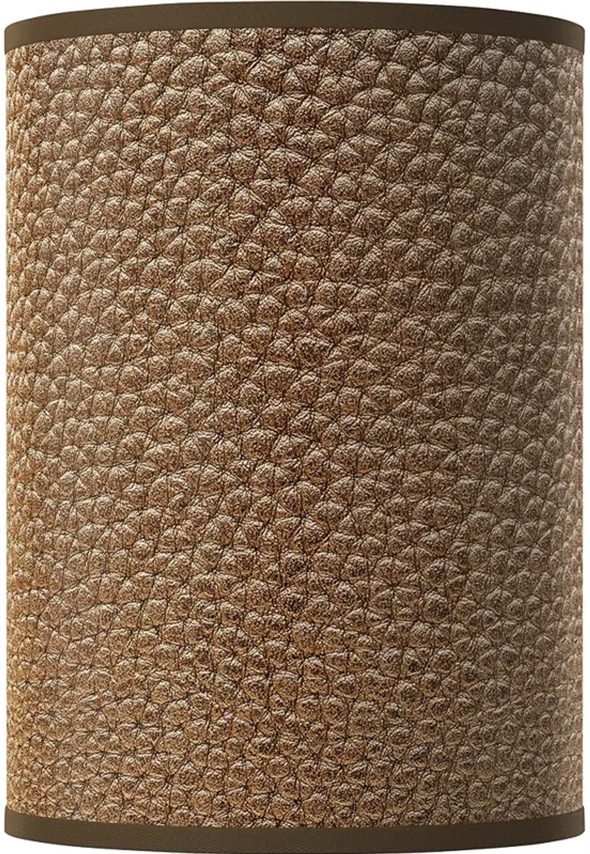 Simulated Leatherette Giclee Cylinder Lamp Shade 8x8x11 (Spider)