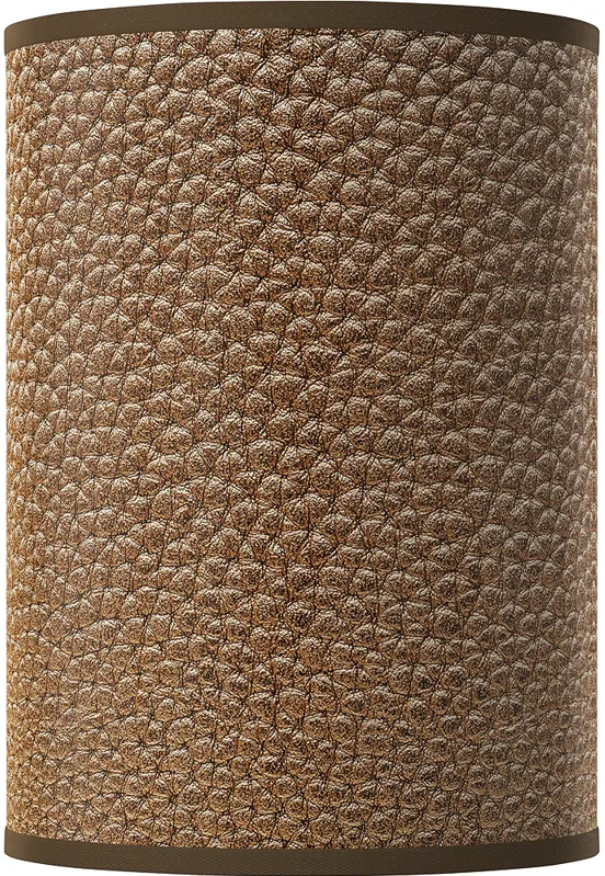 Simulated Leatherette Giclee Cylinder Lamp Shade 8x8x11 (Spider)