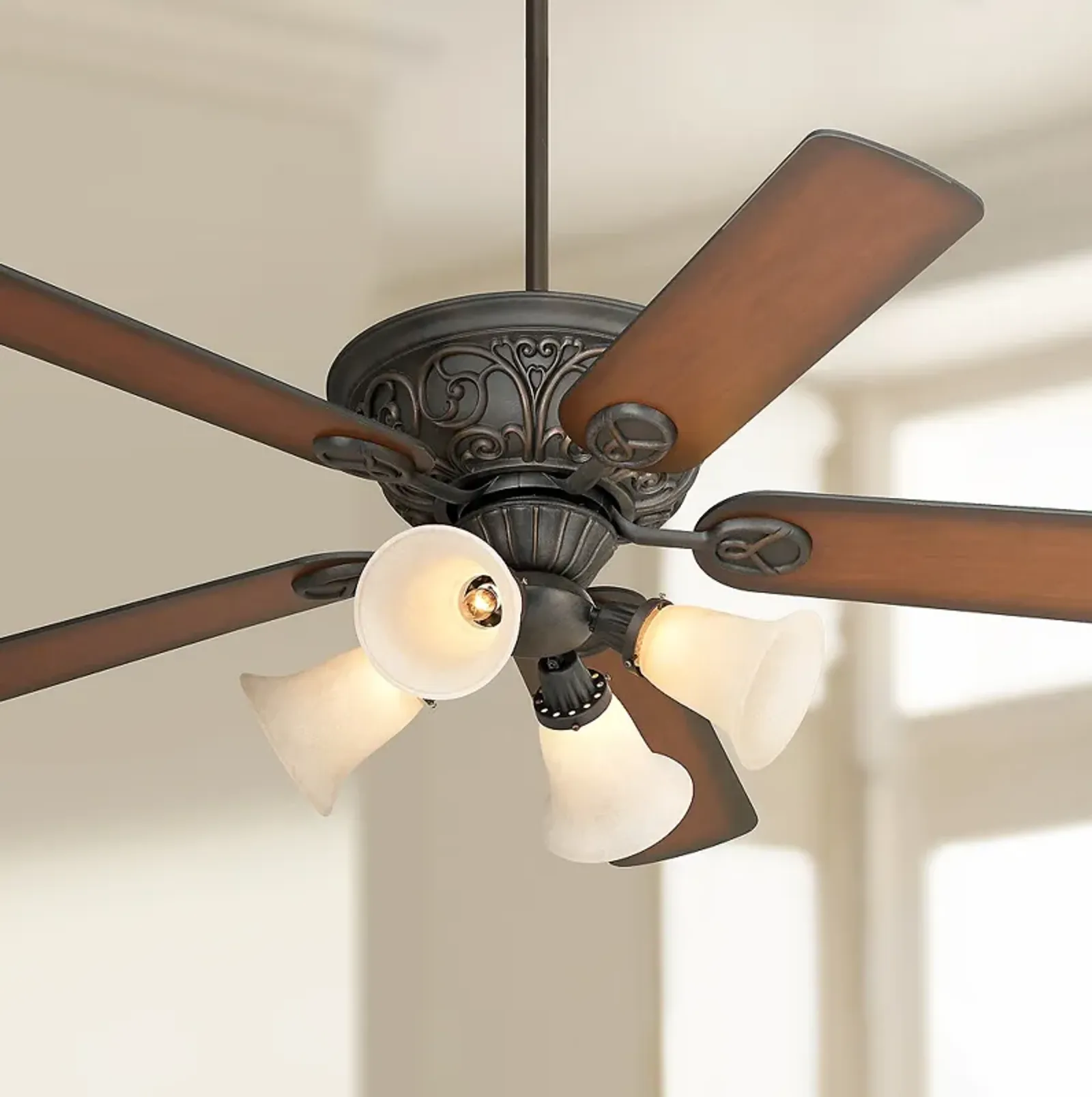 52" Casa Contessa Bronze  LED Ceiling Fan