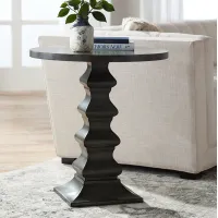 Ludlow 28" High Gray Slate Accent Table