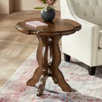 Cottswolds 27 1/4" High Brown Wood Accent Table