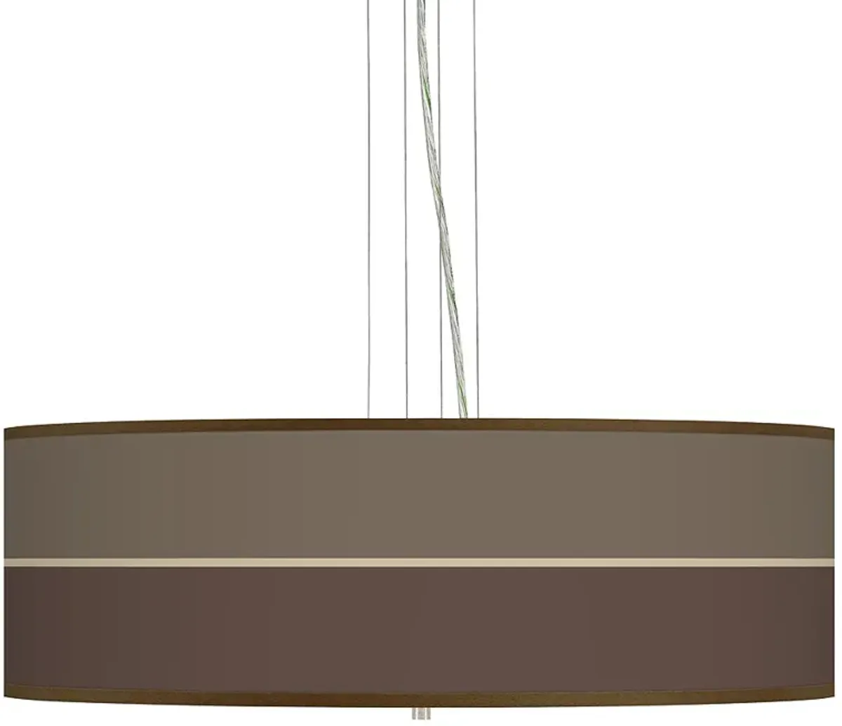 Lakebed Set Giclee 24" Wide 4-Light Pendant Chandelier