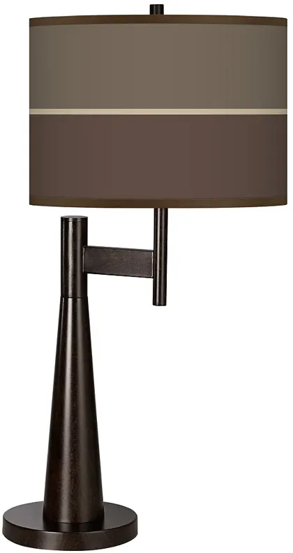 Giclee Glow Novo 30 3/4" Lakebed Shade Bronze Table Lamp