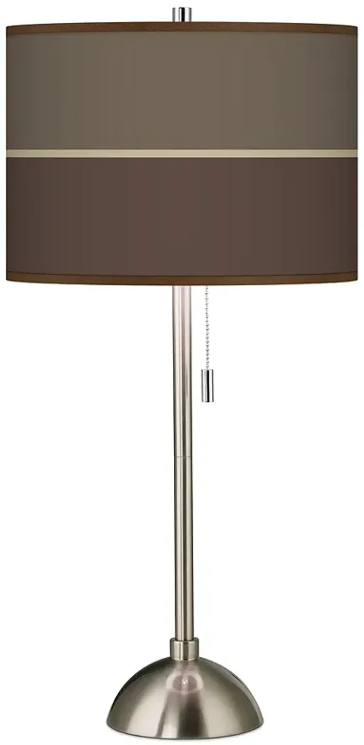 Lakebed Set Giclee Brushed Nickel Table Lamp