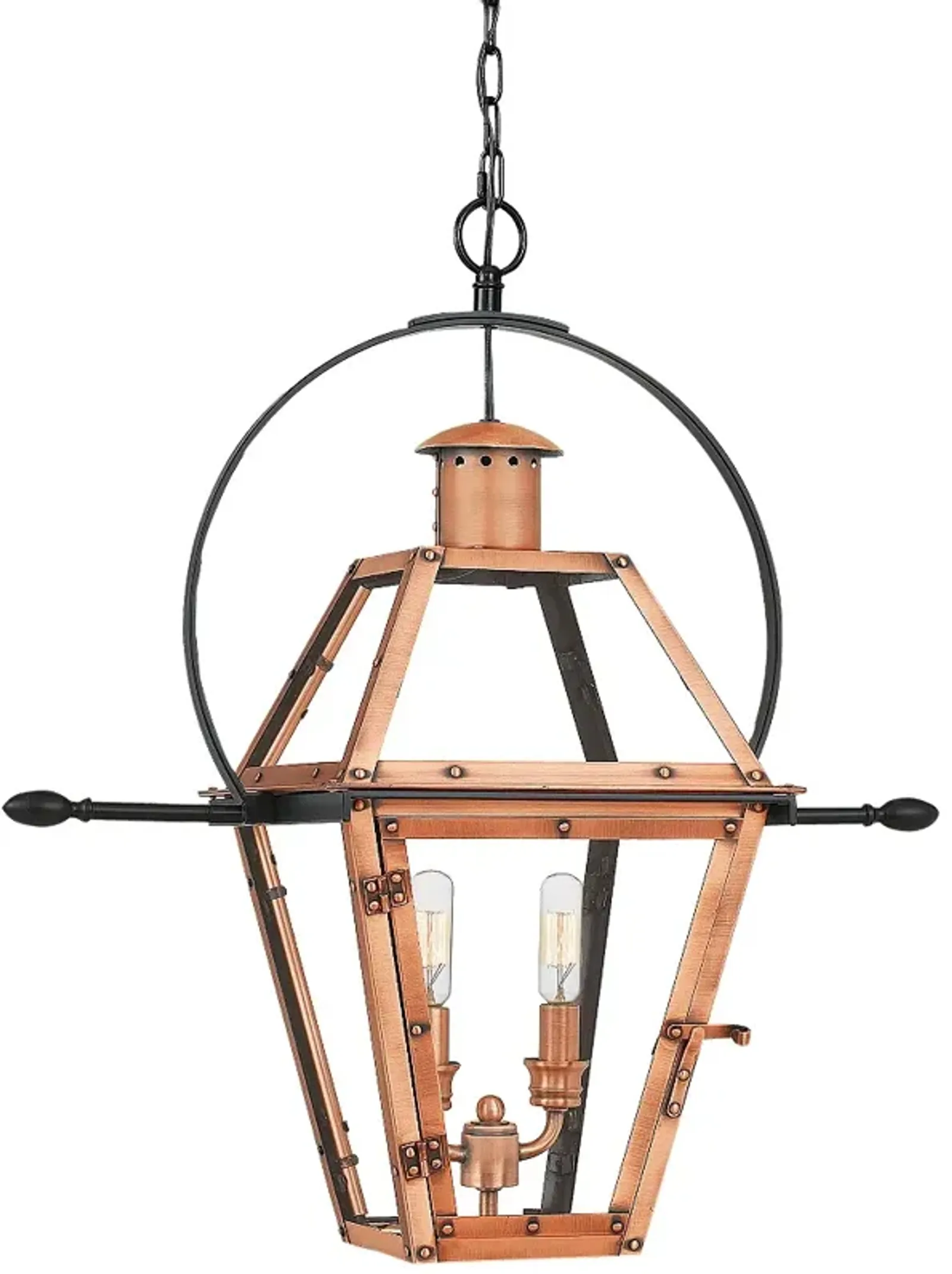 Quoizel Rue De Royal 23 1/2"H Copper Outdoor Hanging Lantern