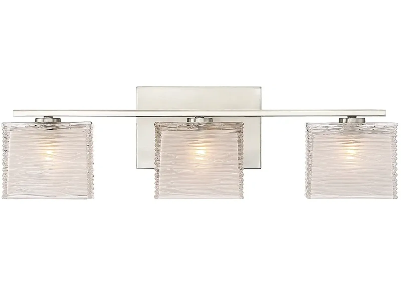 Quoizel Westcap 22 1/2" Wide 3-Light Brushed Nickel Bath Vanity Light