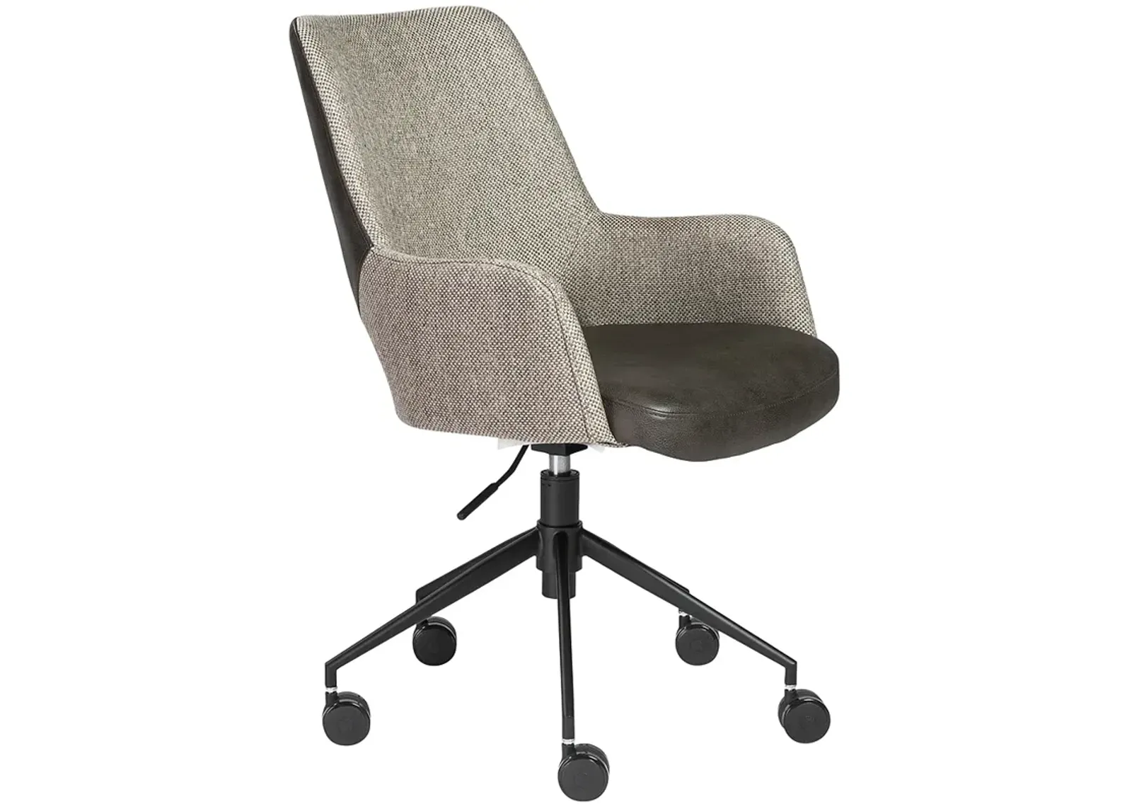 Desi Light Gray and Dark Gray Adjustable Tilt Office Chair