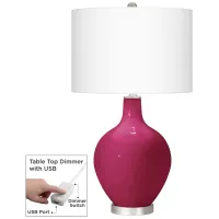 Vivacious Ovo Table Lamp With Dimmer