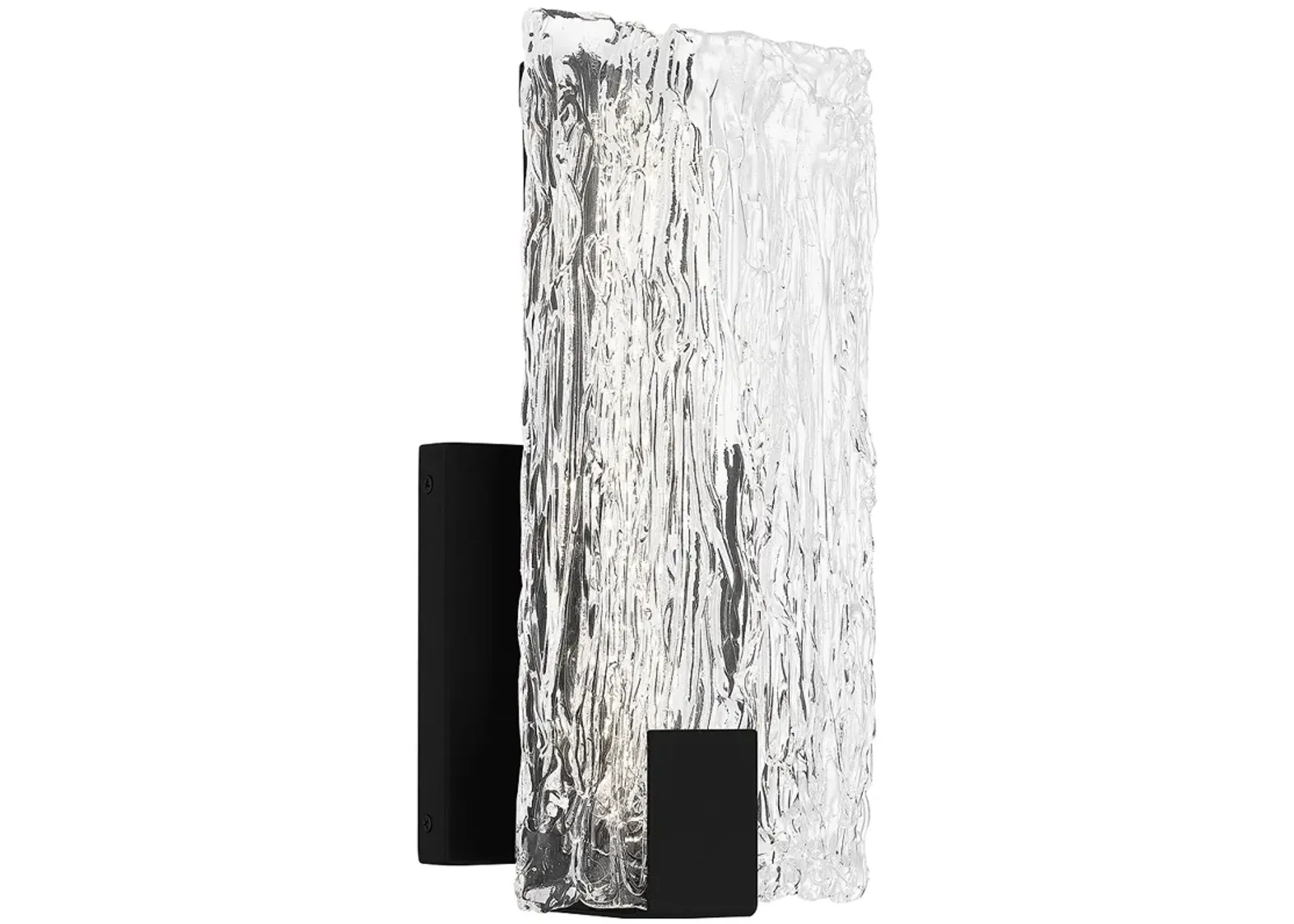 Winter Integrated LED Matte Black Wall Sconce