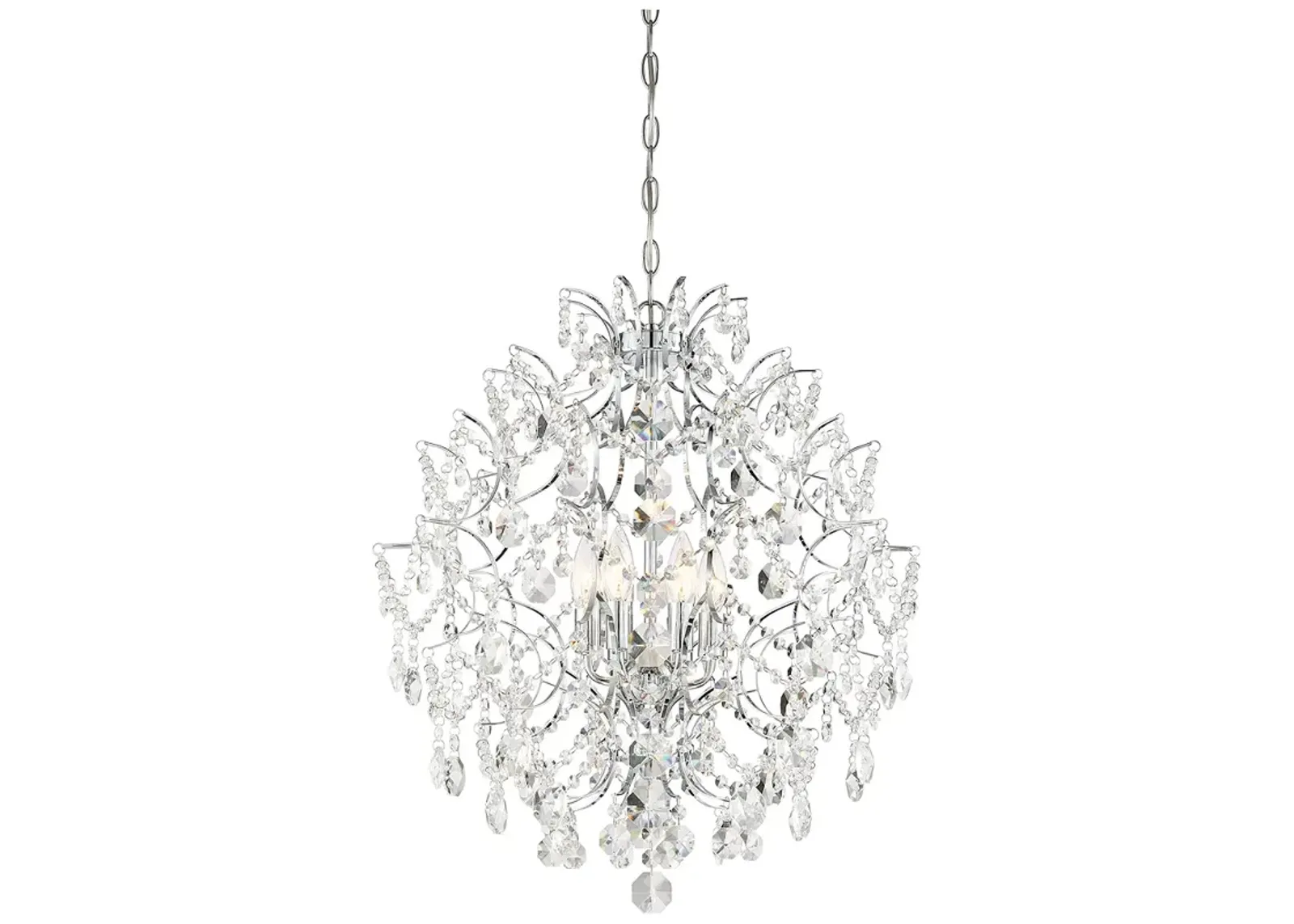 Minka-Lavery Isabella's Crown 6-Light Chrome Chandelier