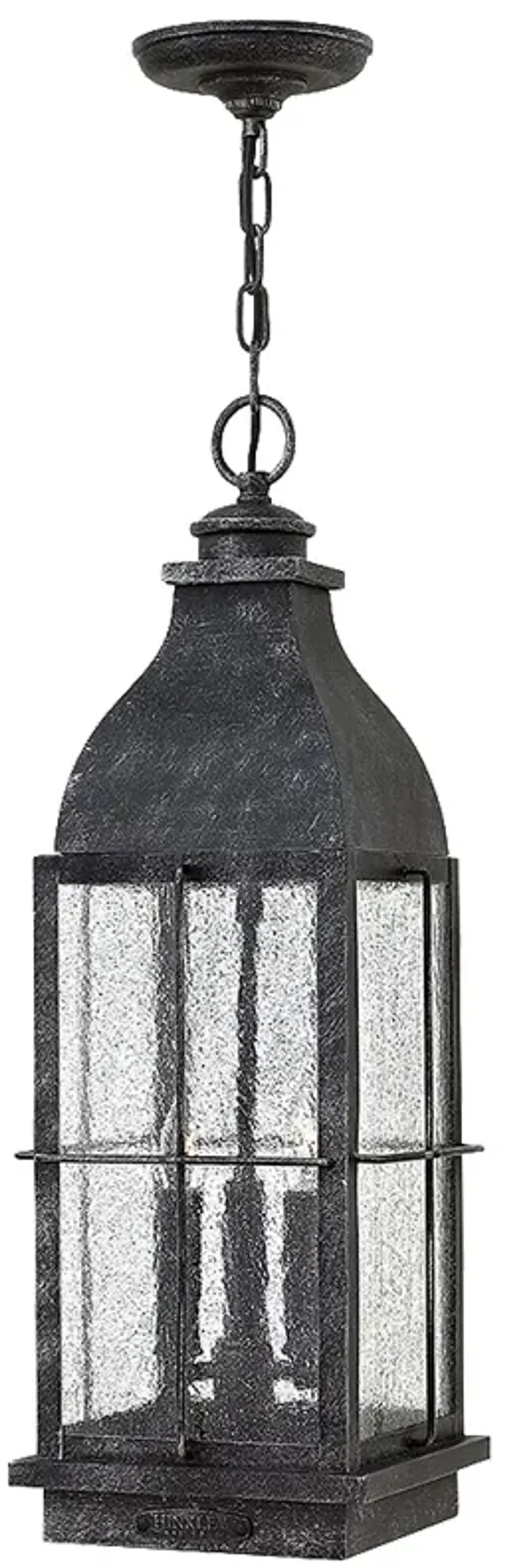 Bingham 23 1/2" High Graystone Outdoor Hanging Light