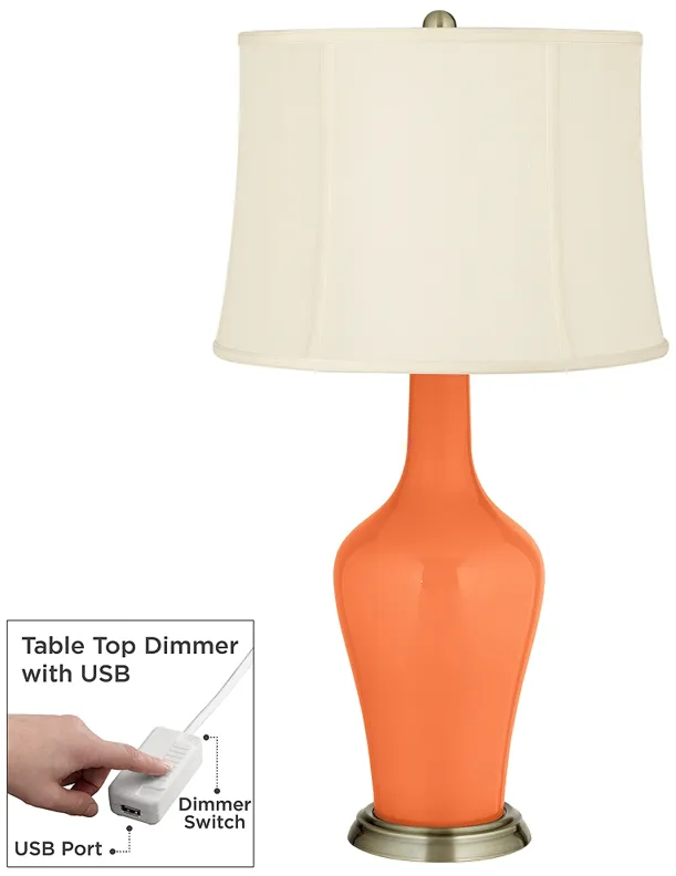 Nectarine Anya Table Lamp with Dimmer