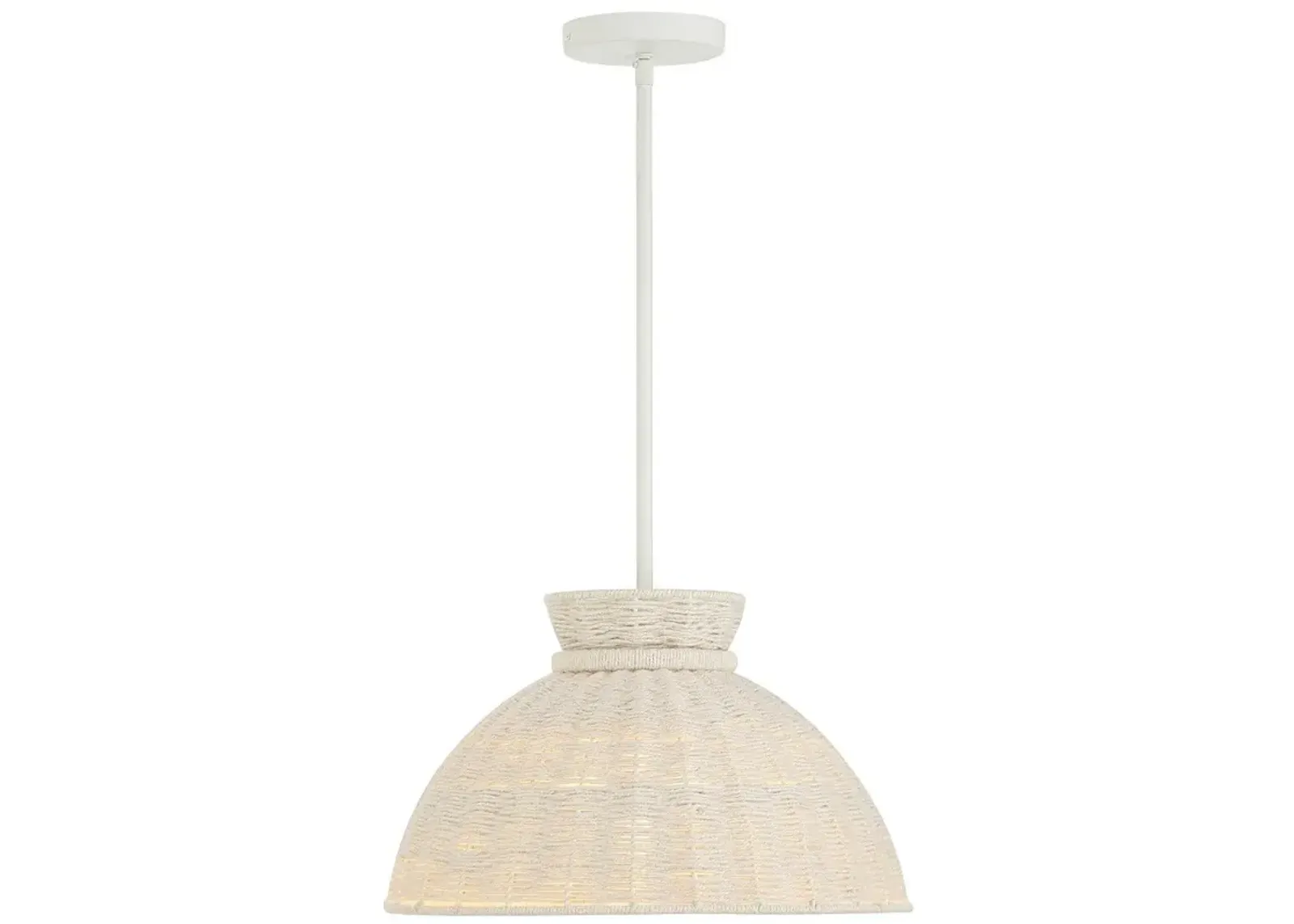 Reese 1 Light Matte White Pendant