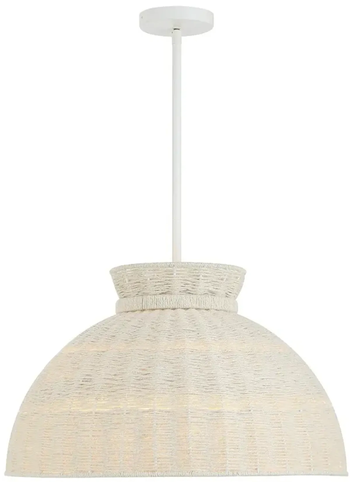 Reese 4 Light Matte White Pendant