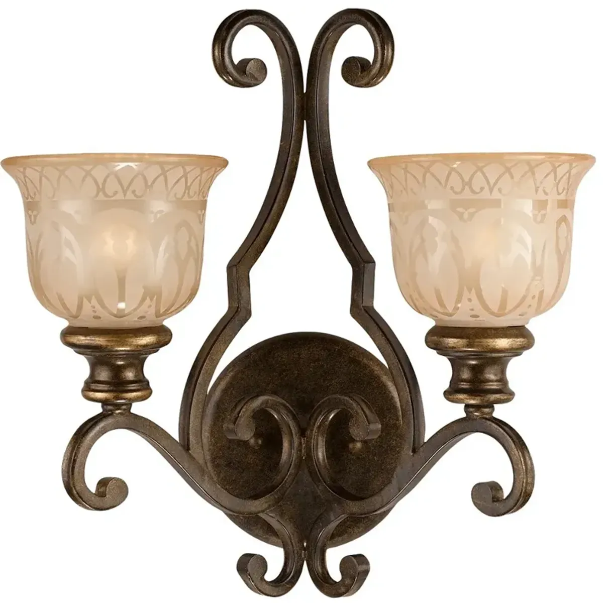 Norwalk 2 Light Bronze Umber Sconce