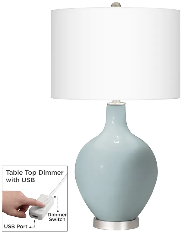 Rain Ovo Table Lamp With Dimmer