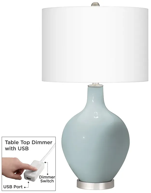 Rain Ovo Table Lamp With Dimmer