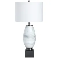 Crestview Collection Wilder Artisanal Blown Glass Lamp