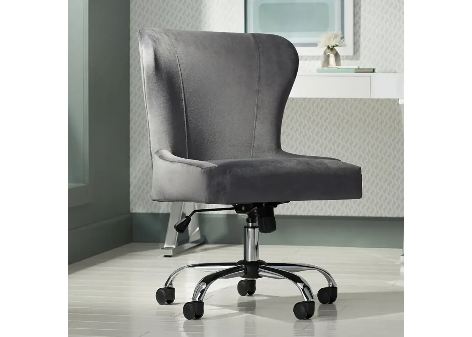 Erin Gray Fabric Adjustable Office Chair