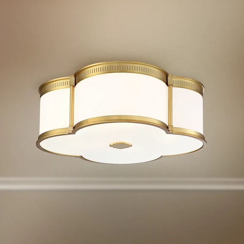 Flush Mount 22" Wide Liberty Gold LED Ceiling Light