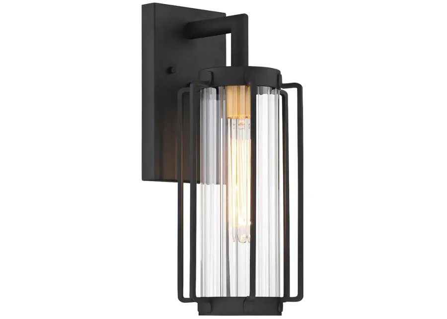 Avonlea 16" High Sand Black Outdoor Wall Light