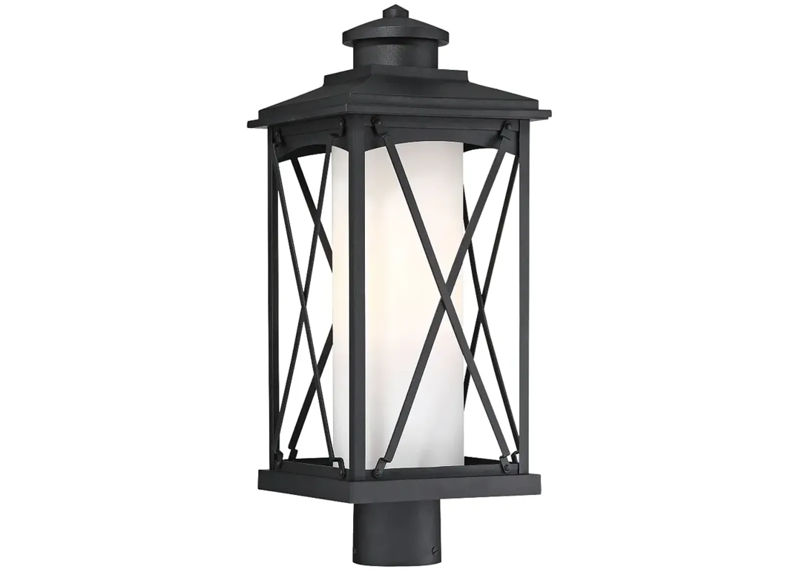 Lansdale 20 3/4" High Matte Black Outdoor Post Light