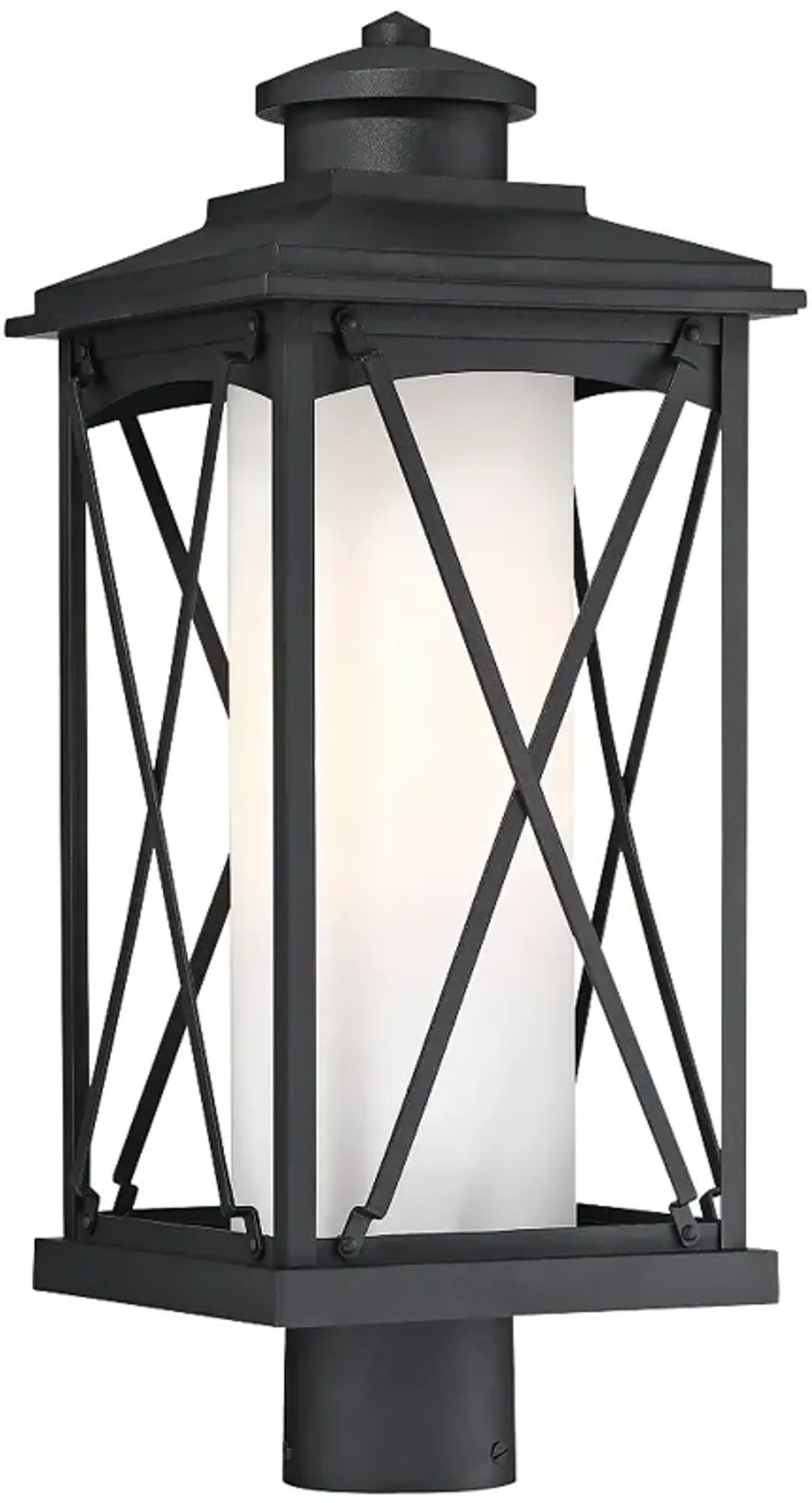 Lansdale 20 3/4" High Matte Black Outdoor Post Light