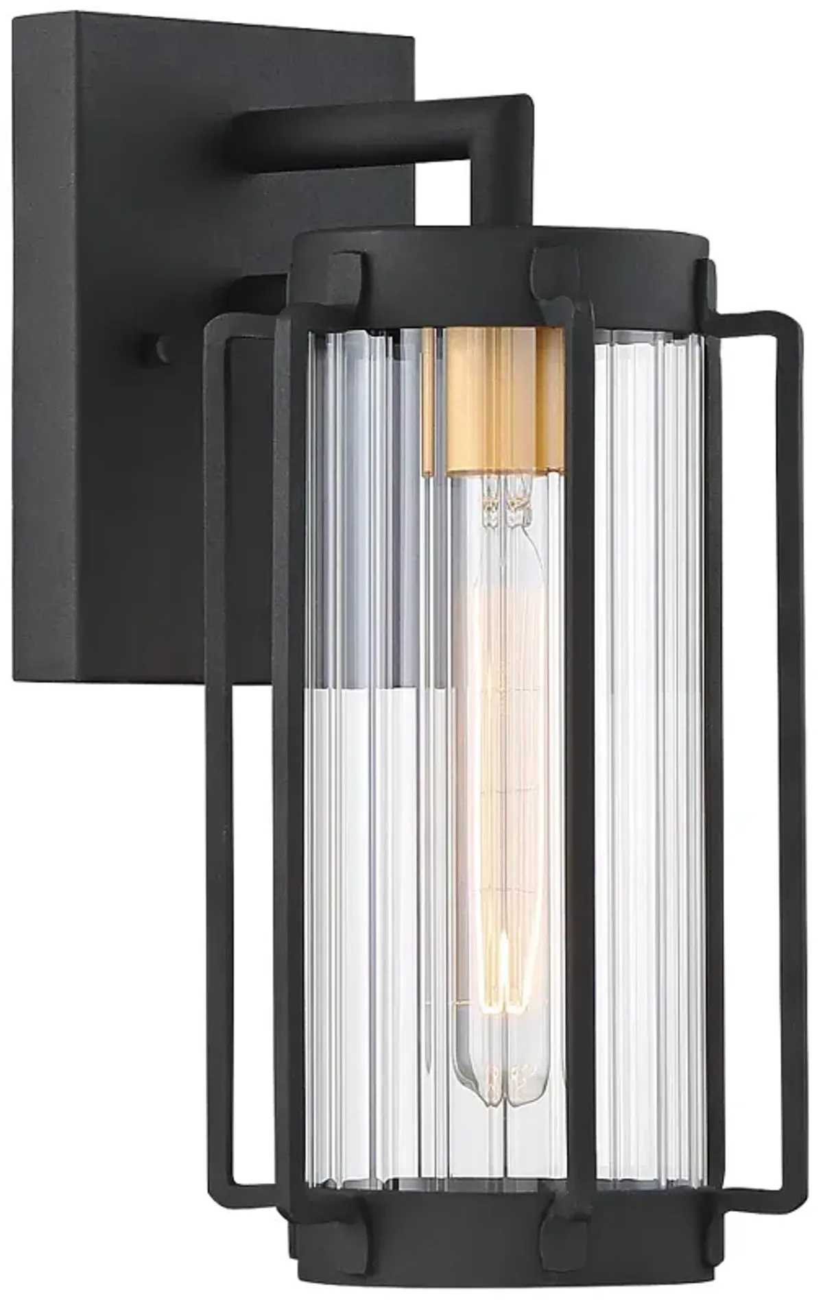 Avonlea 12 3/4" High Sand Black Outdoor Wall Light