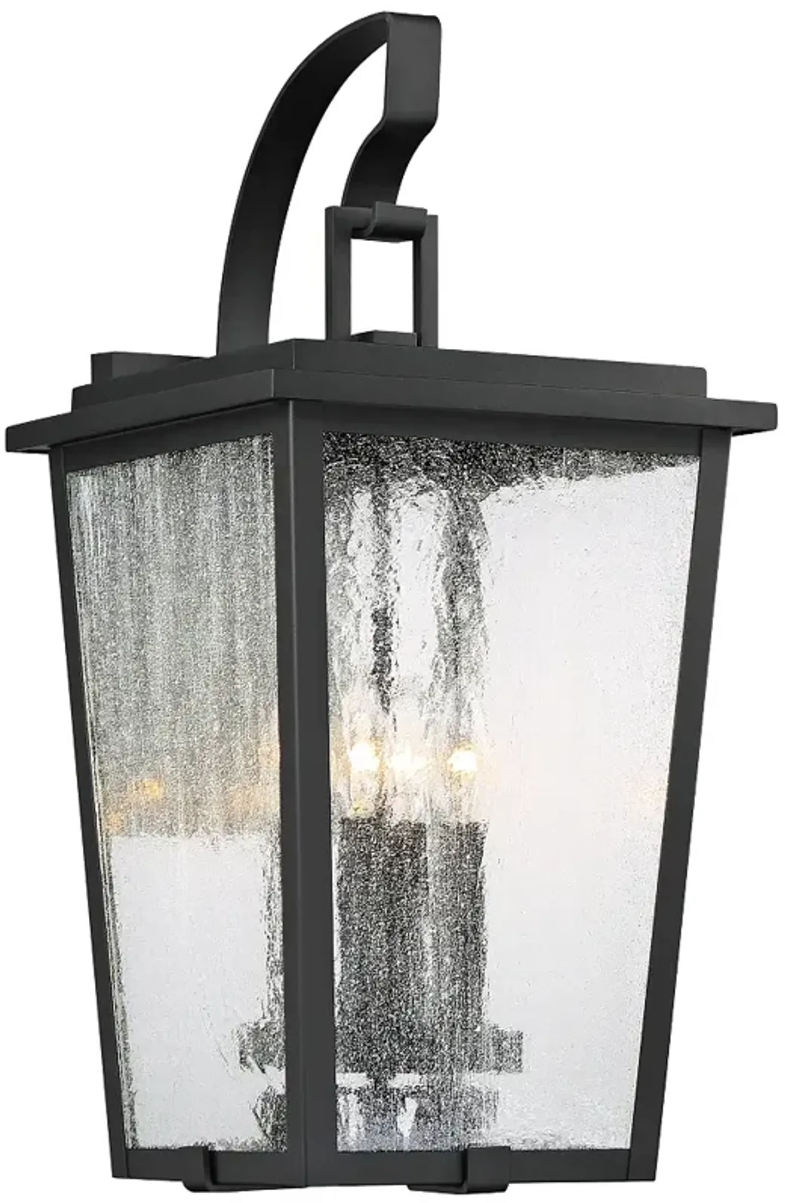 Cantebury 23" High Sand Black 4-Light Outdoor Wall Light