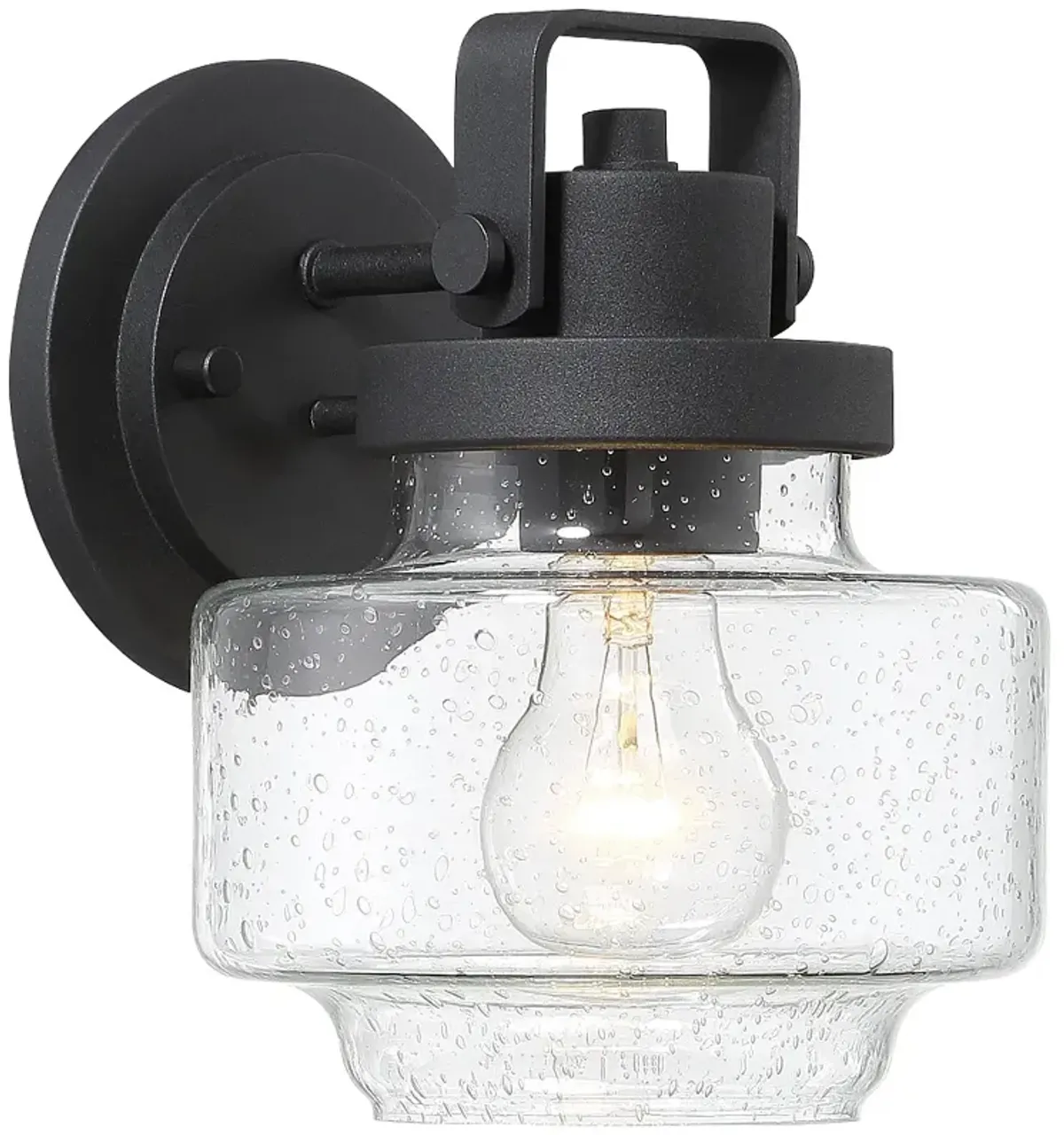 The Great Outdoors  Rosecrans 1-Light Sand Coal Outdoor Wall Mount