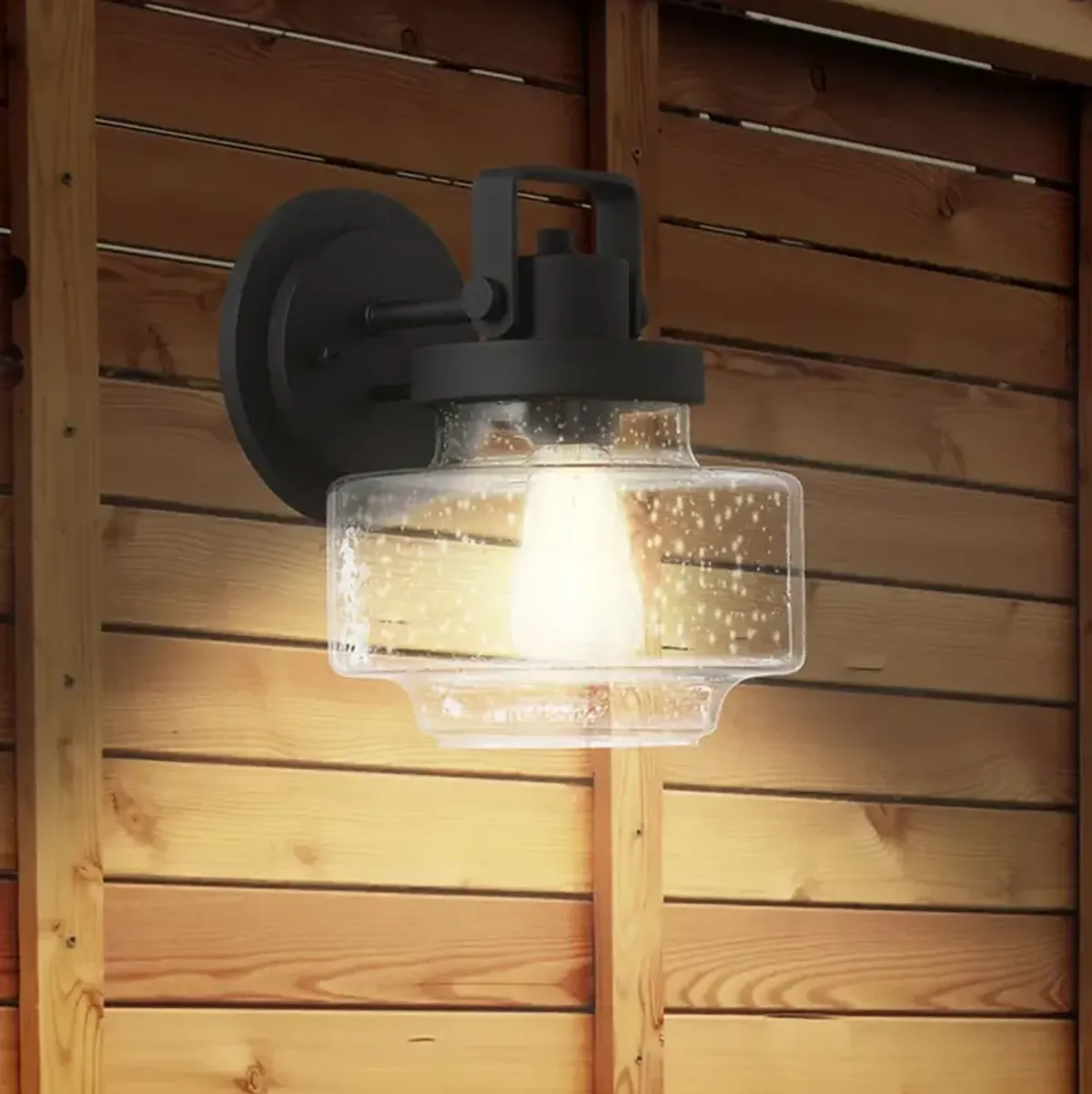 Rosecrans 9 3/4" High Sand Black Outdoor Wall Light