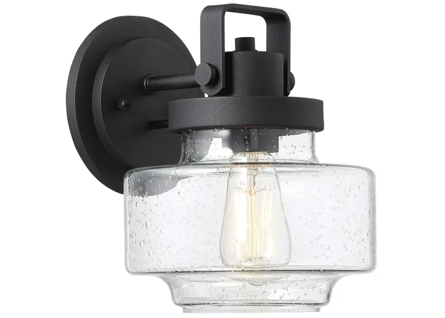 The Great Outdoors  Rosecrans 1-Light Sand Coal Outdoor Wall Mount