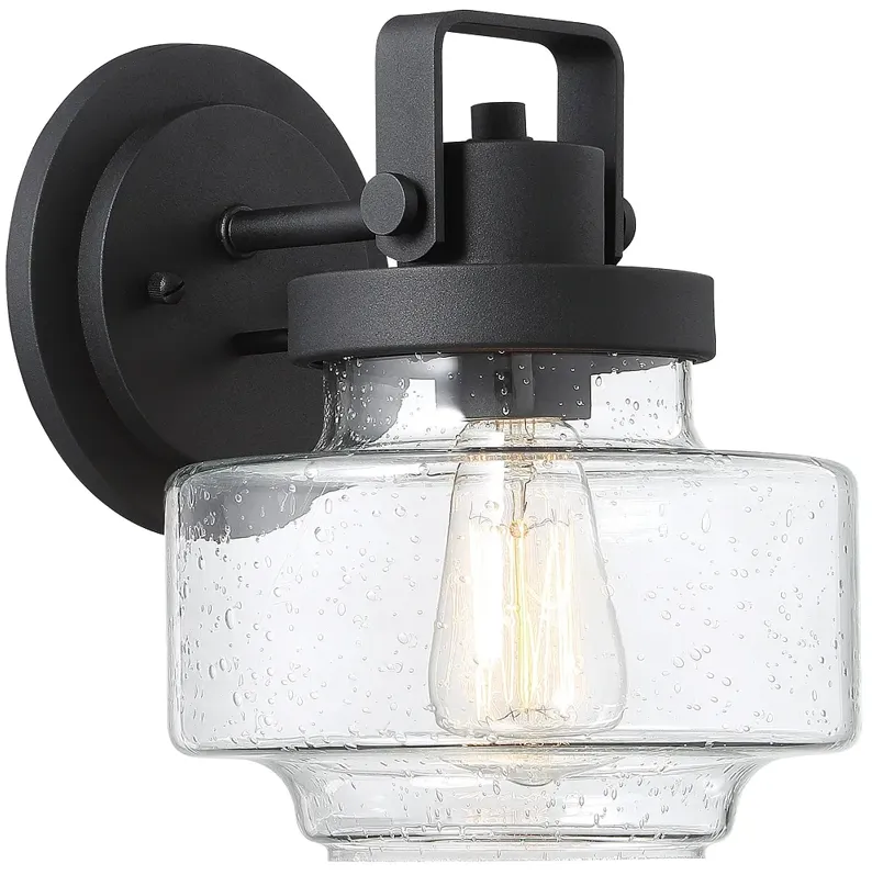 The Great Outdoors  Rosecrans 1-Light Sand Coal Outdoor Wall Mount