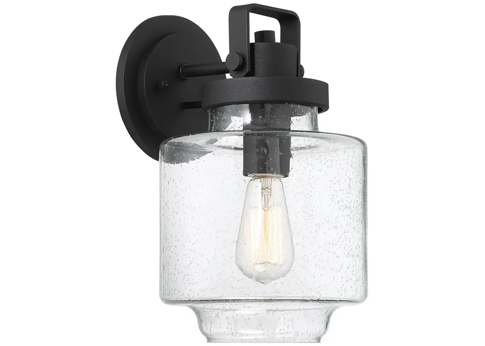 The Great Outdoors  Rosecrans 1-Light Sand Coal Outdoor Wall Mount