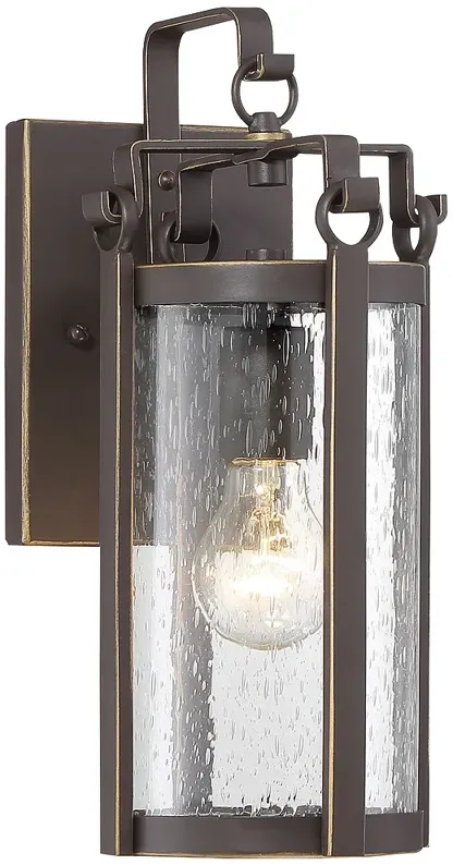 The Great Outdoors  Somerset Lane 1-Light Dakota Bronze Outdoor Wall Mount