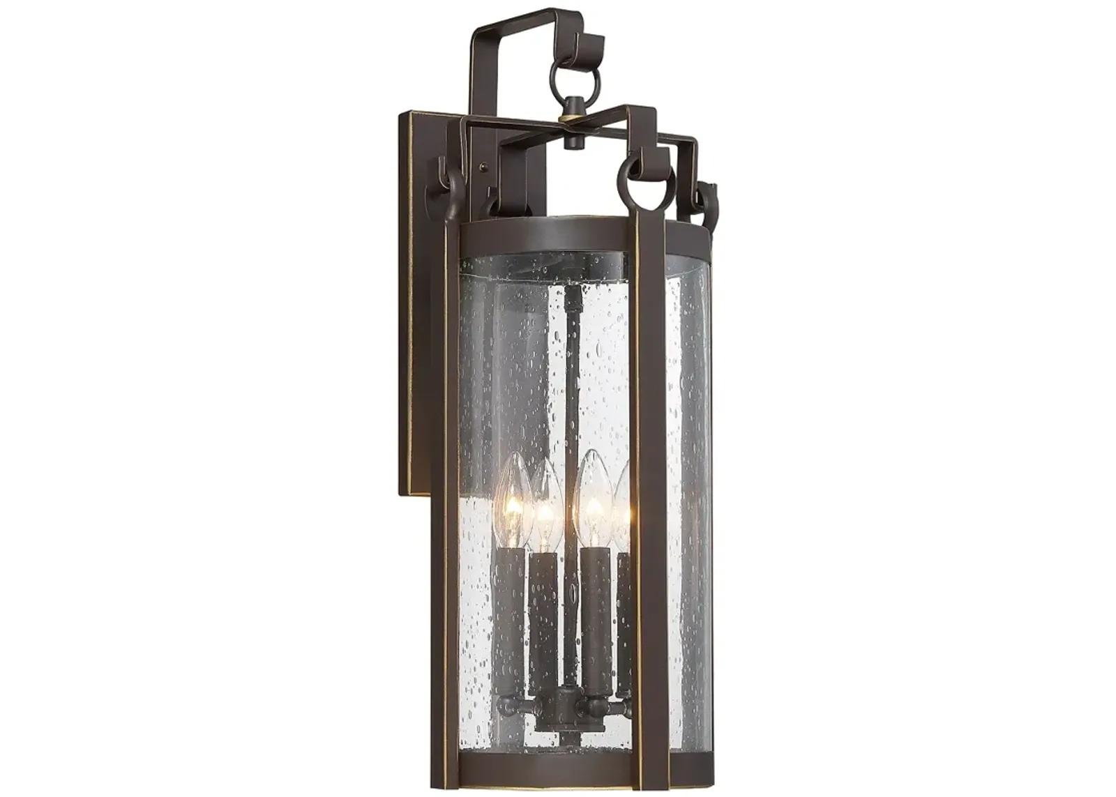 The Great Outdoors  Somerset Lane 4-Light Dakota Bronze Outdoor Wall Mount