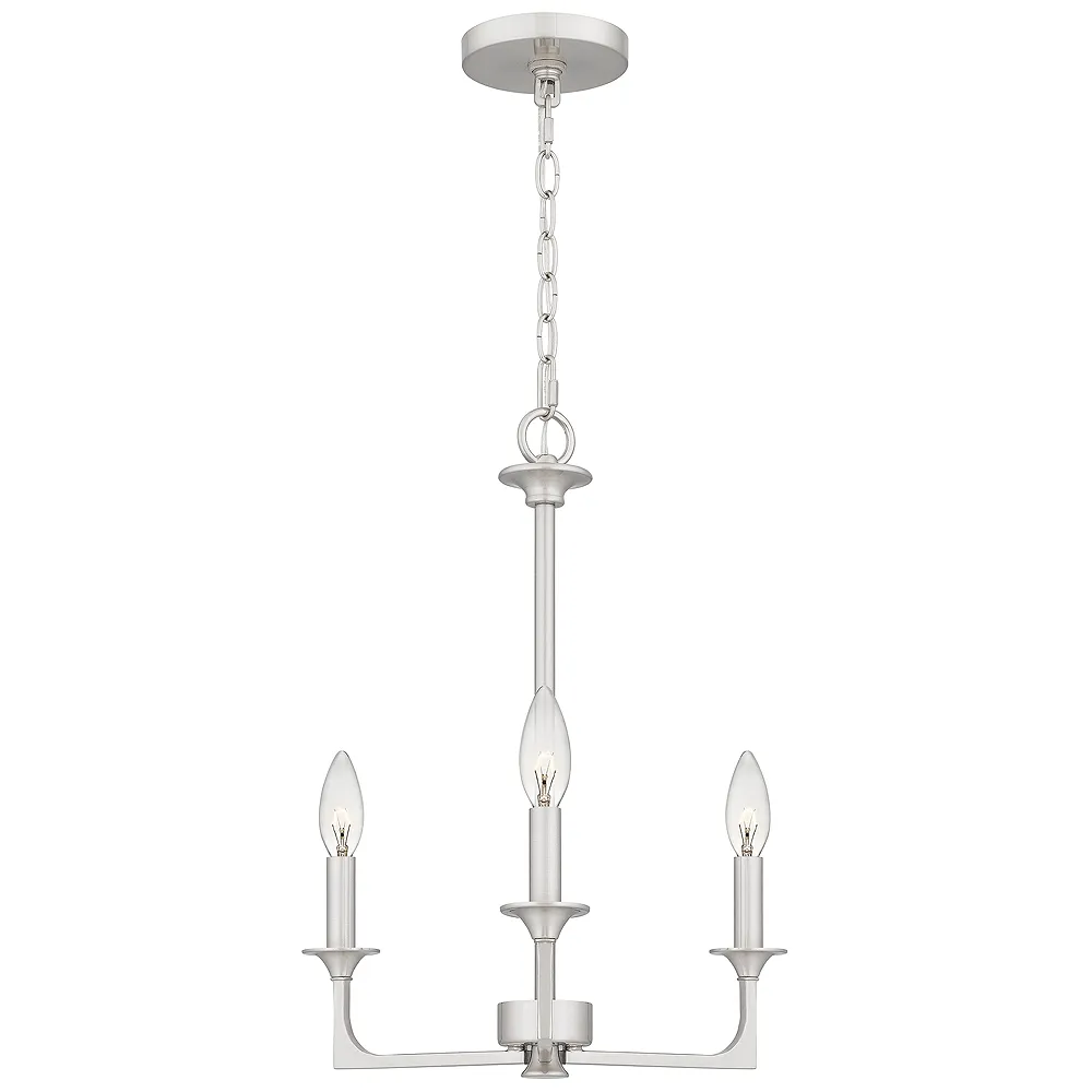 Prescott 3-Light Brushed Nickel Chandelier