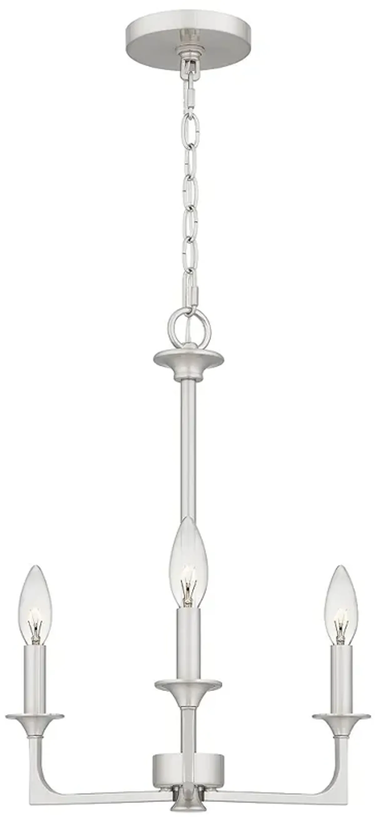 Prescott 3-Light Brushed Nickel Chandelier