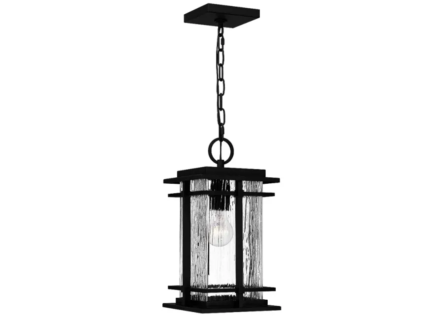 Quoizel McAlister 15 1/2" High Earth Black Outdoor Mini-Pendant Light