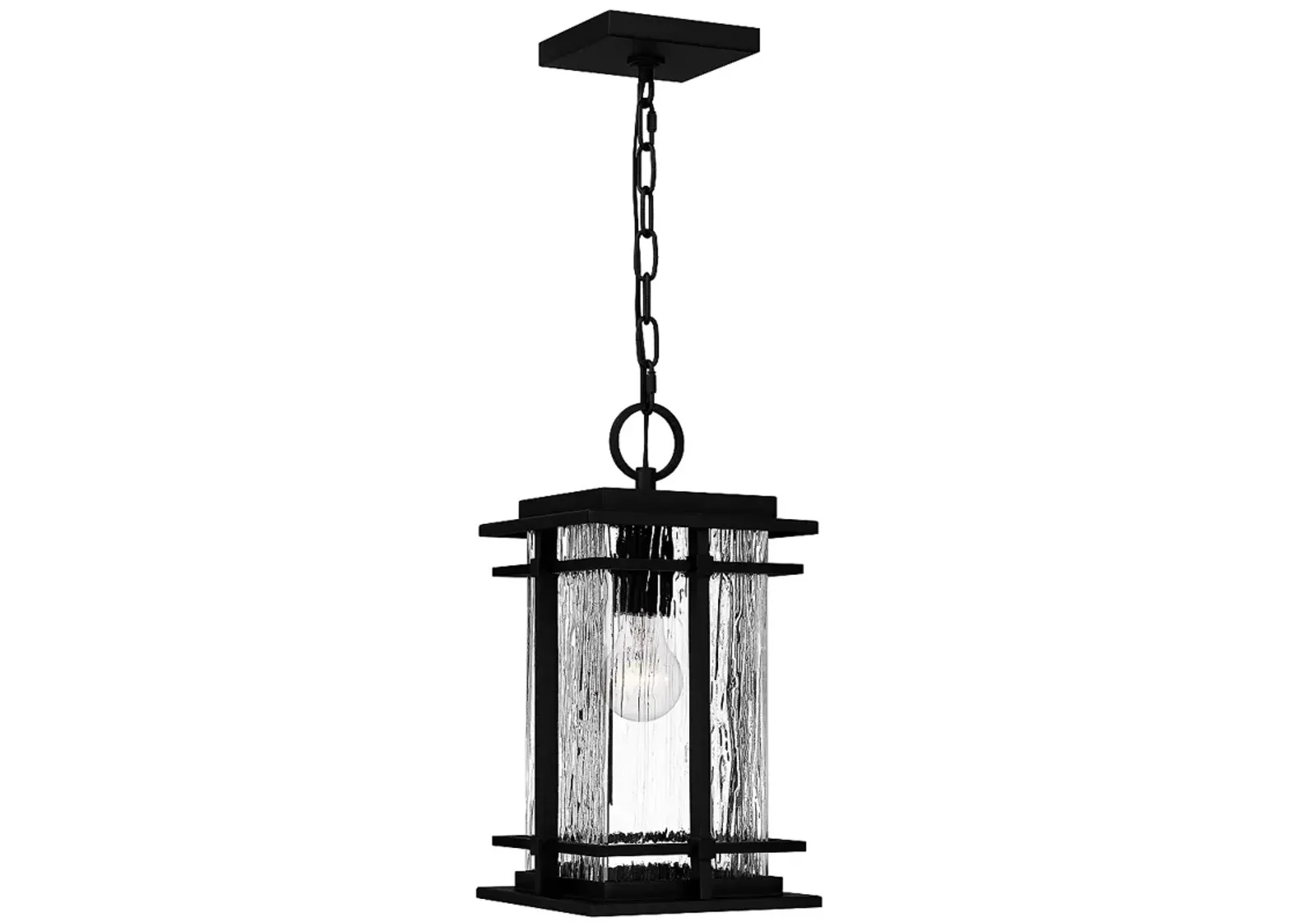 Quoizel McAlister 15 1/2" High Earth Black Outdoor Mini-Pendant Light