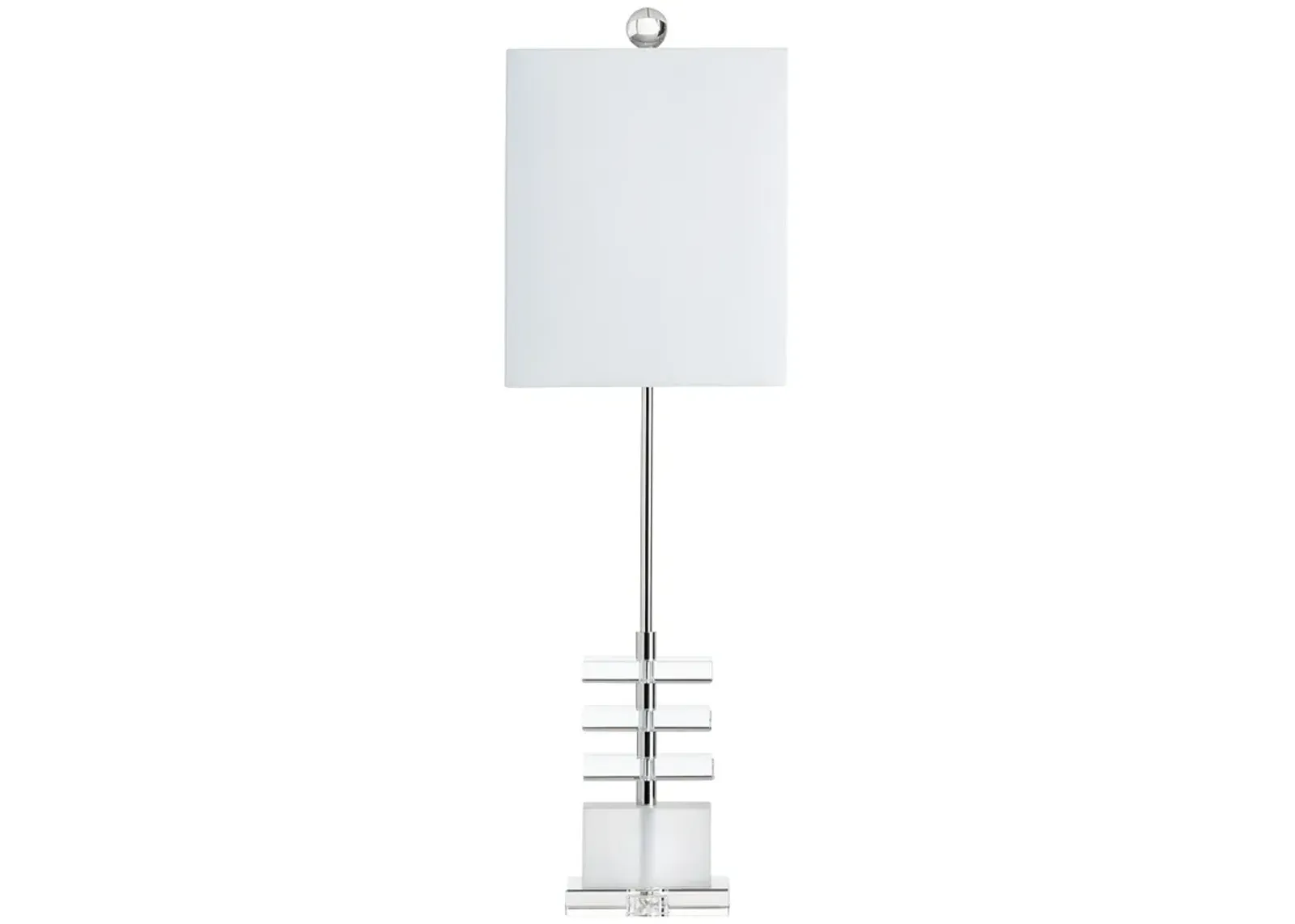 Crestview Collection Vaughn Crystal Stacked Table Lamp